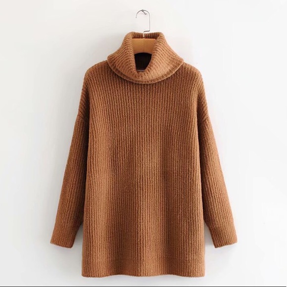 Turtleneck Sweater Dress - Picture 6 of 15